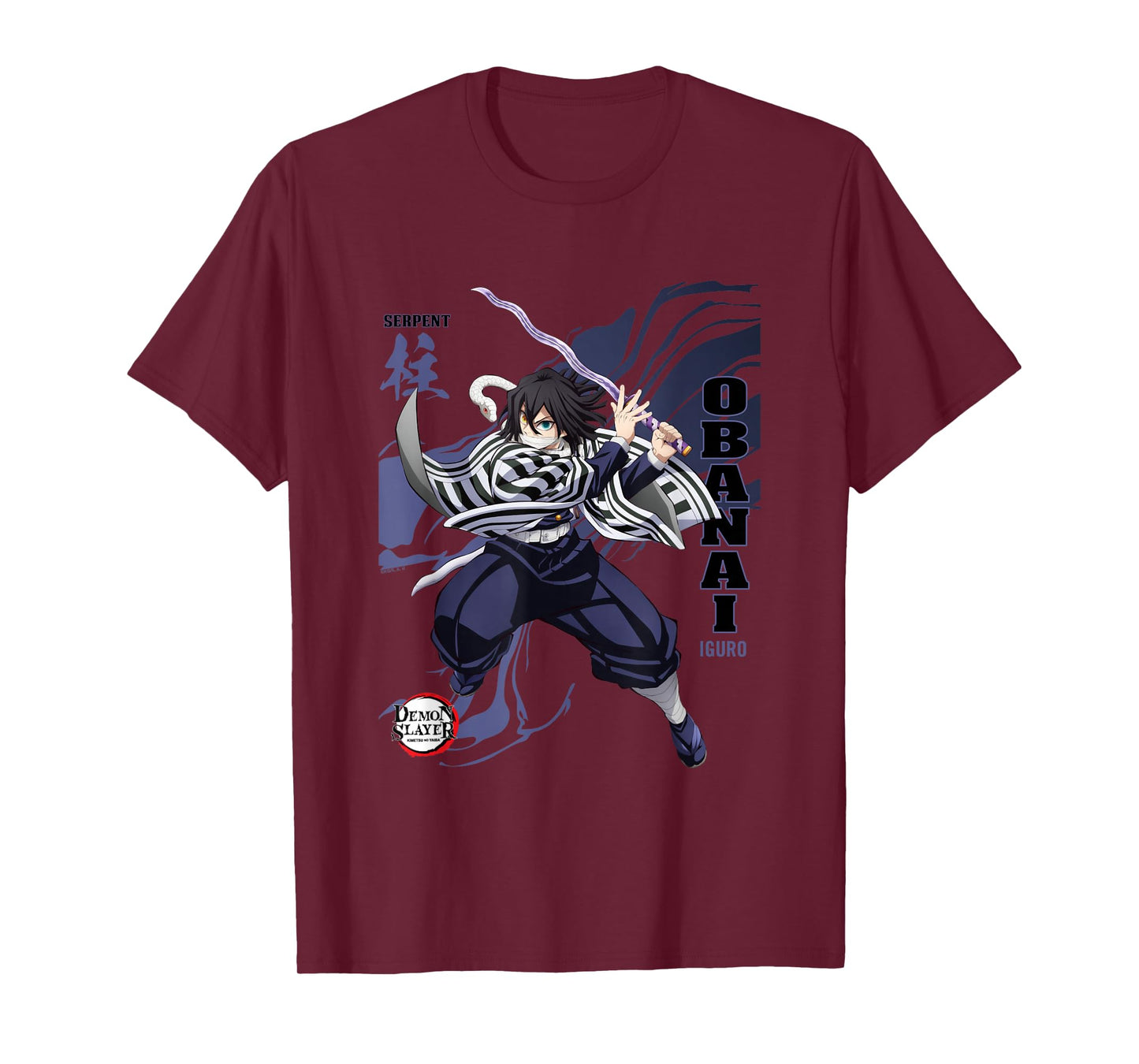 Demon Slayer: Infinty Castle Obanai Serpent Hashira Motion T-Shirt