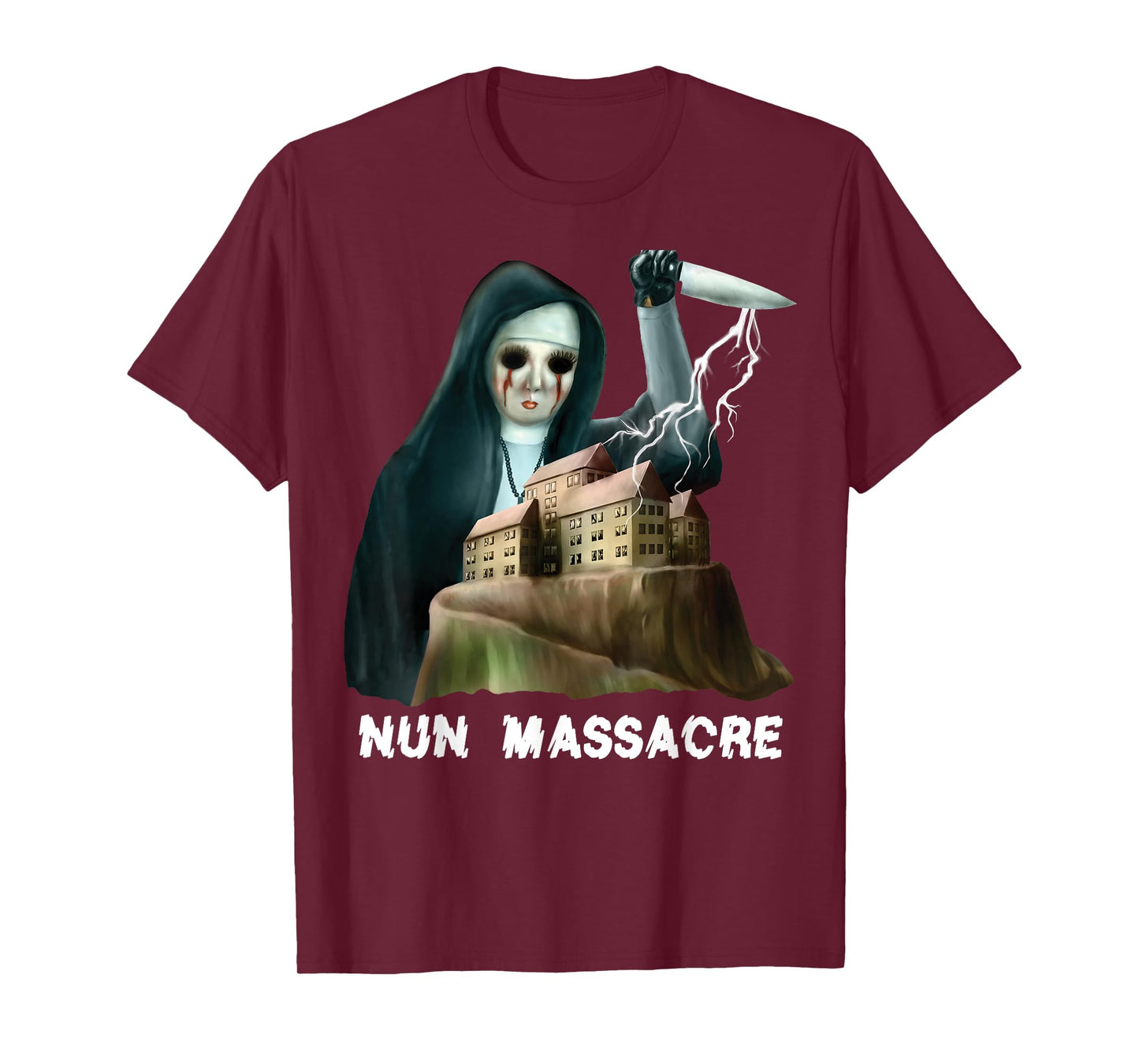 Nun Massacre Survival Horror Game Maniac T-Shirt