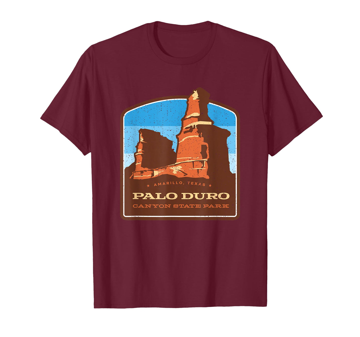 Vintage Palo Duro Canyon State Park Texas Travel Souvenir T-Shirt