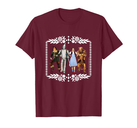 The Wizard of Oz - OZ Group White Border T-Shirt