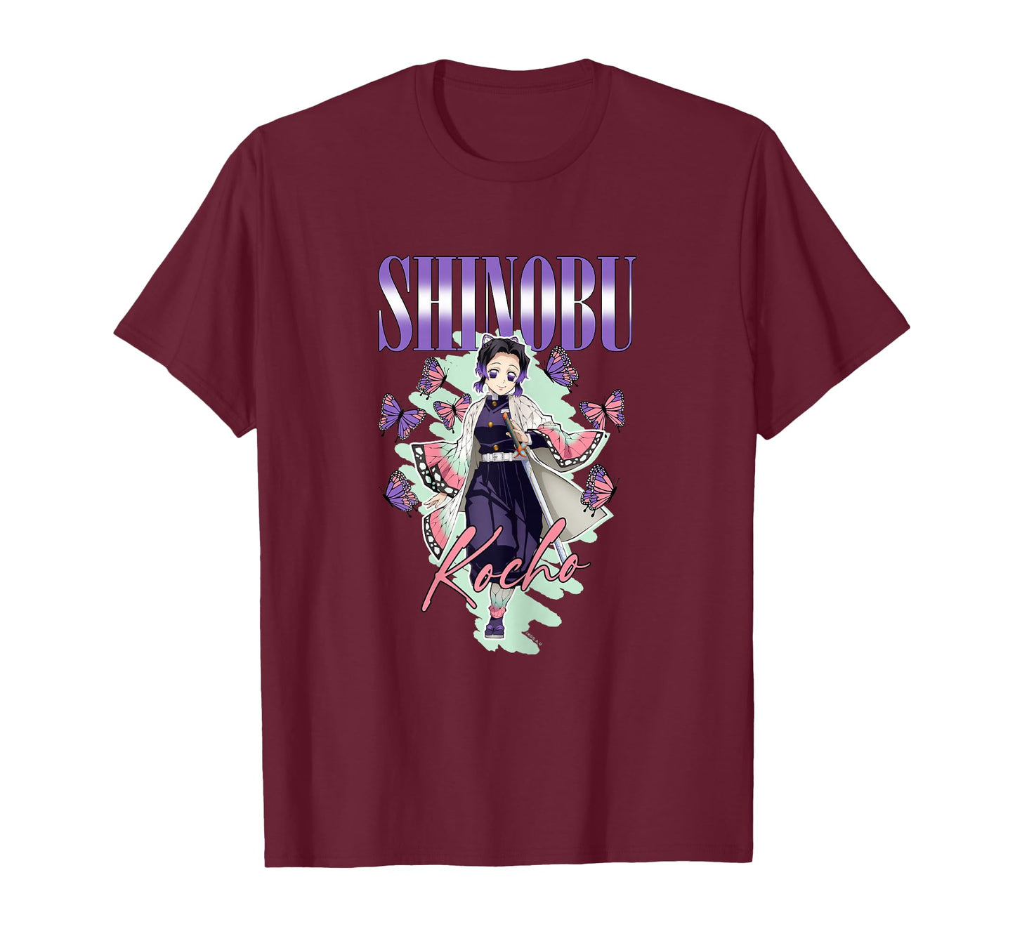 Demon Slayer: Kimetsu no Yaiba Shinobu Kocho Butterfly Haori T-Shirt