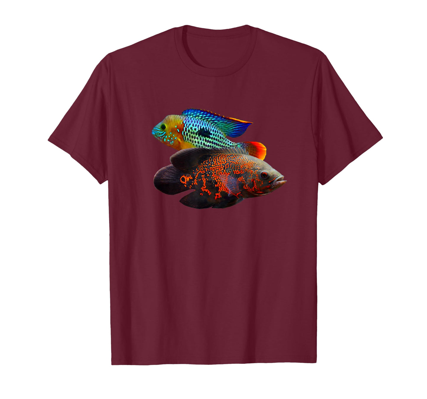 Oscar Fish Green Terror Cichlids Monster Fish Aquarium T-Shirt