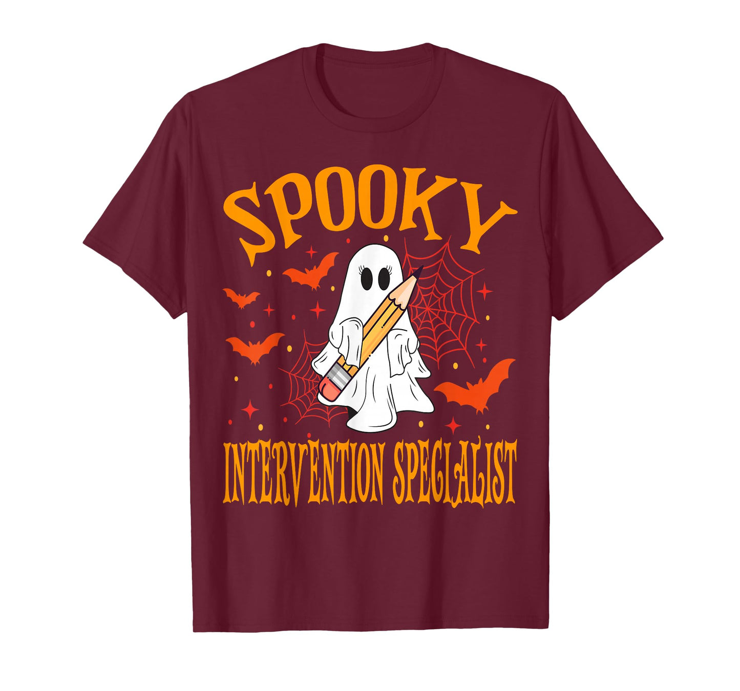 Spooky Intervention Specialist Halloween School T-Shirt