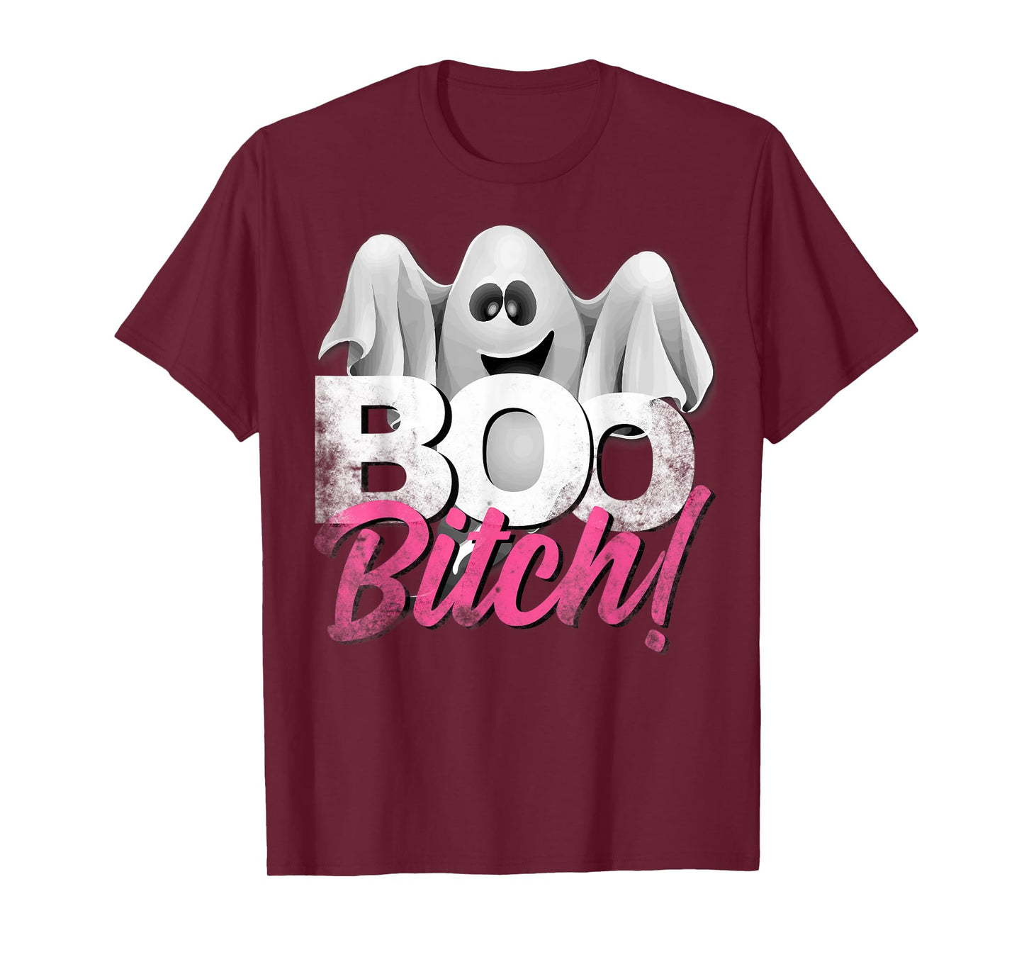 Boo Bitch Halloween humor distressed style T-Shirt