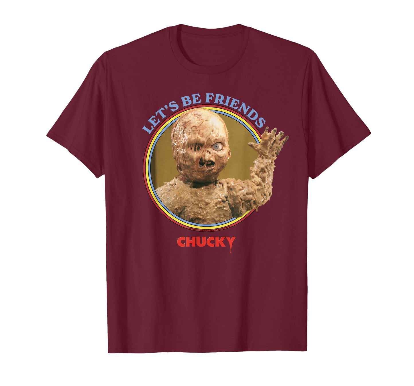 Chucky Let’s Be Friends Melting T-Shirt