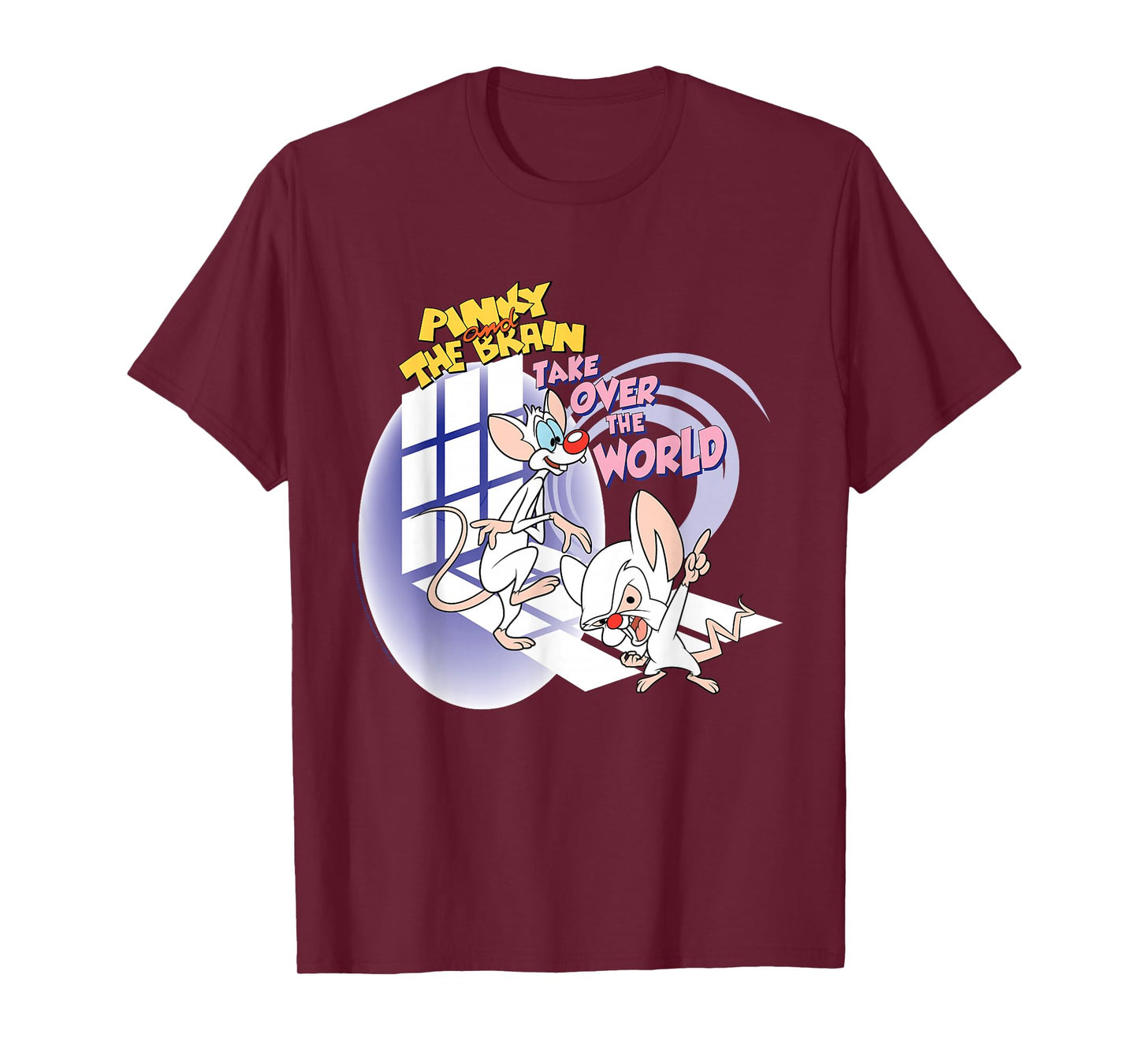 Animaniacs Pinky and The Brain Take Over The World T-Shirt