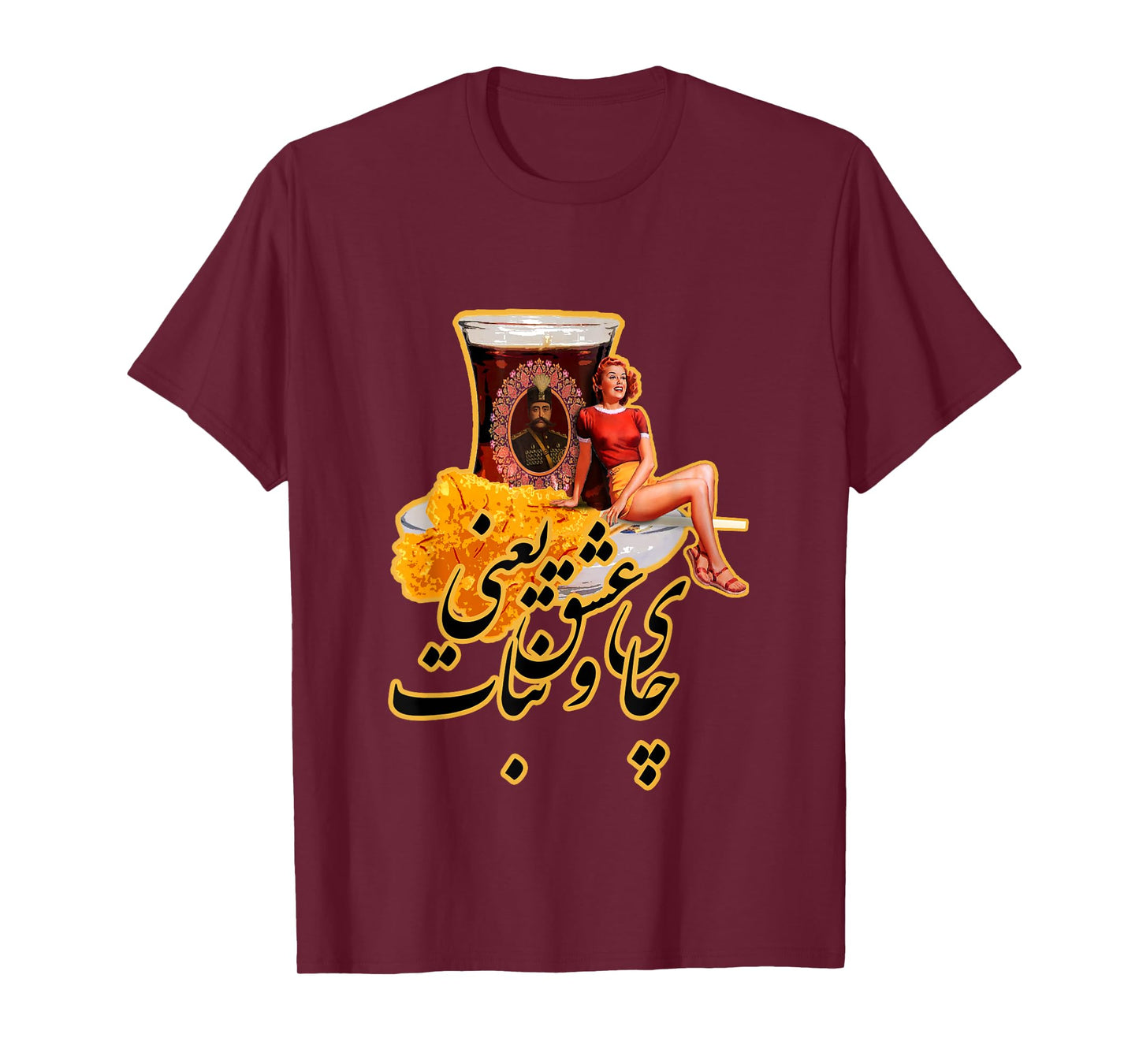 Persian Chai O Nabat Is Love, Tea And Saffron Rock Candy T-Shirt