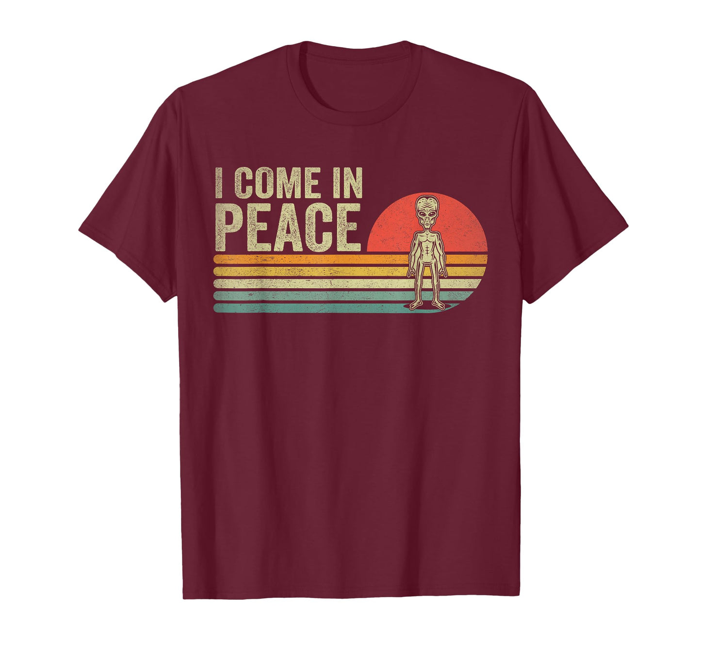 I Come In Peace im Peace Matching Couples Alien T-Shirt