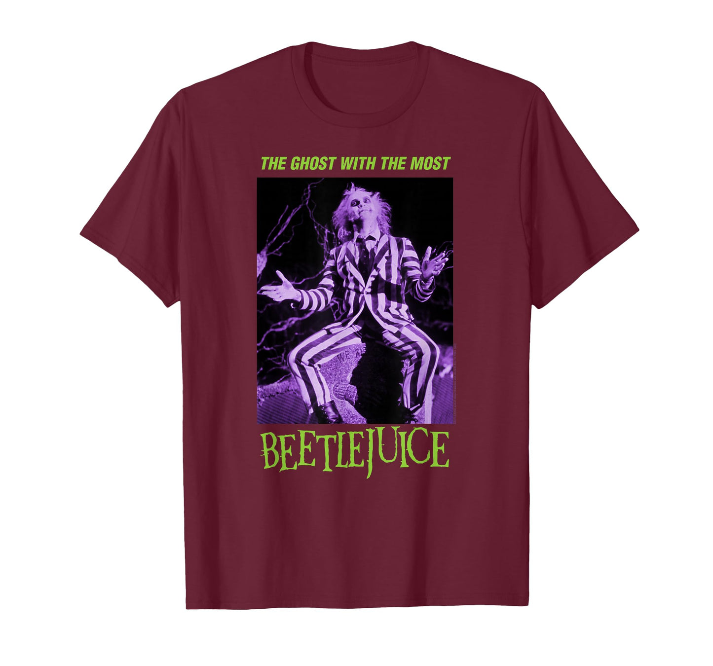 Beetlejuice Ghost with The Most Purple Photo Movie T-Shirt