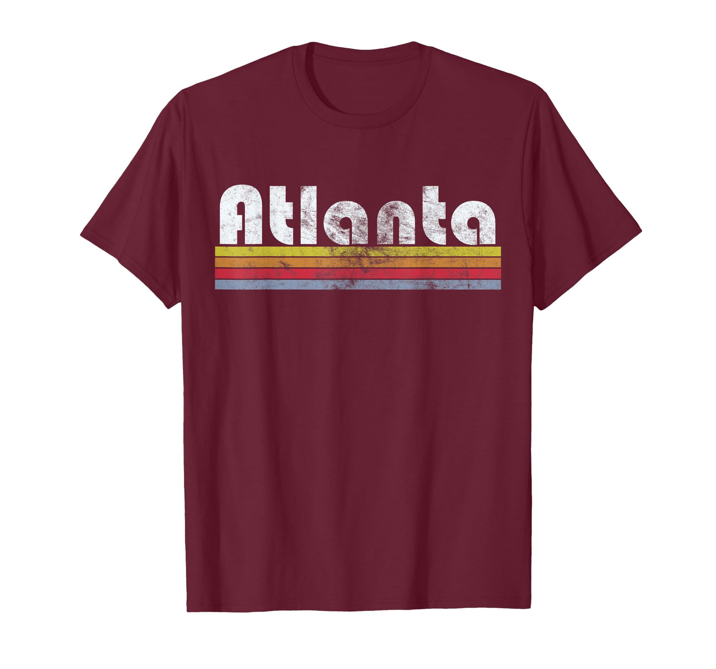 Atlanta GA Retro Vintage Pride City 70s 80s Men Women Gift T-Shirt