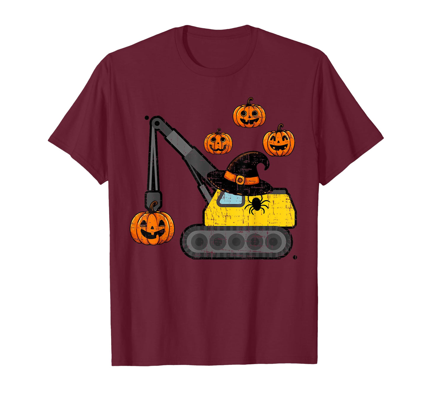 Crane Construction Truck Costume Toddler Kids Boys Halloween T-Shirt
