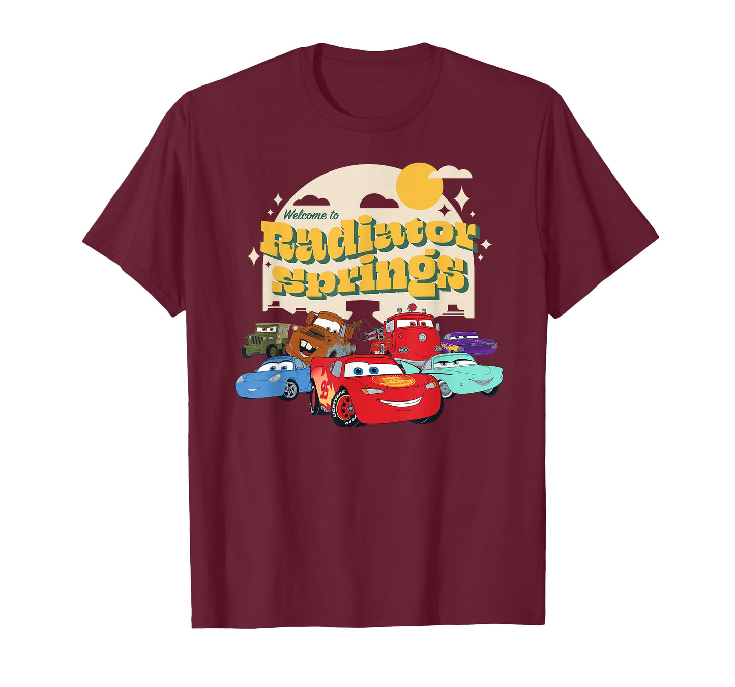 Disney Pixar Cars on The Road Radiator Springs T-Shirt