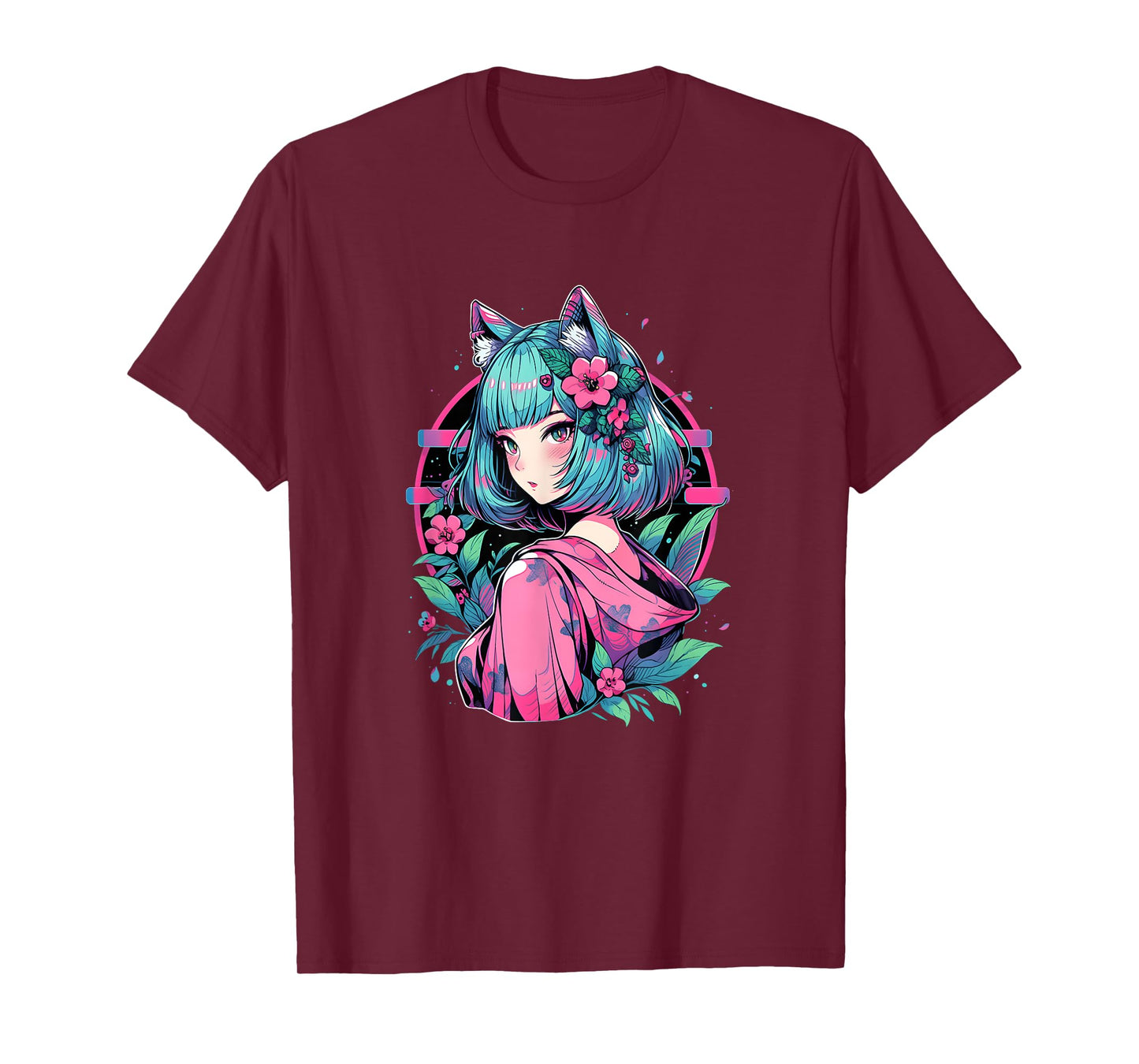 Anime Girl Anime Otaku Japanese Aesthetic T-Shirt