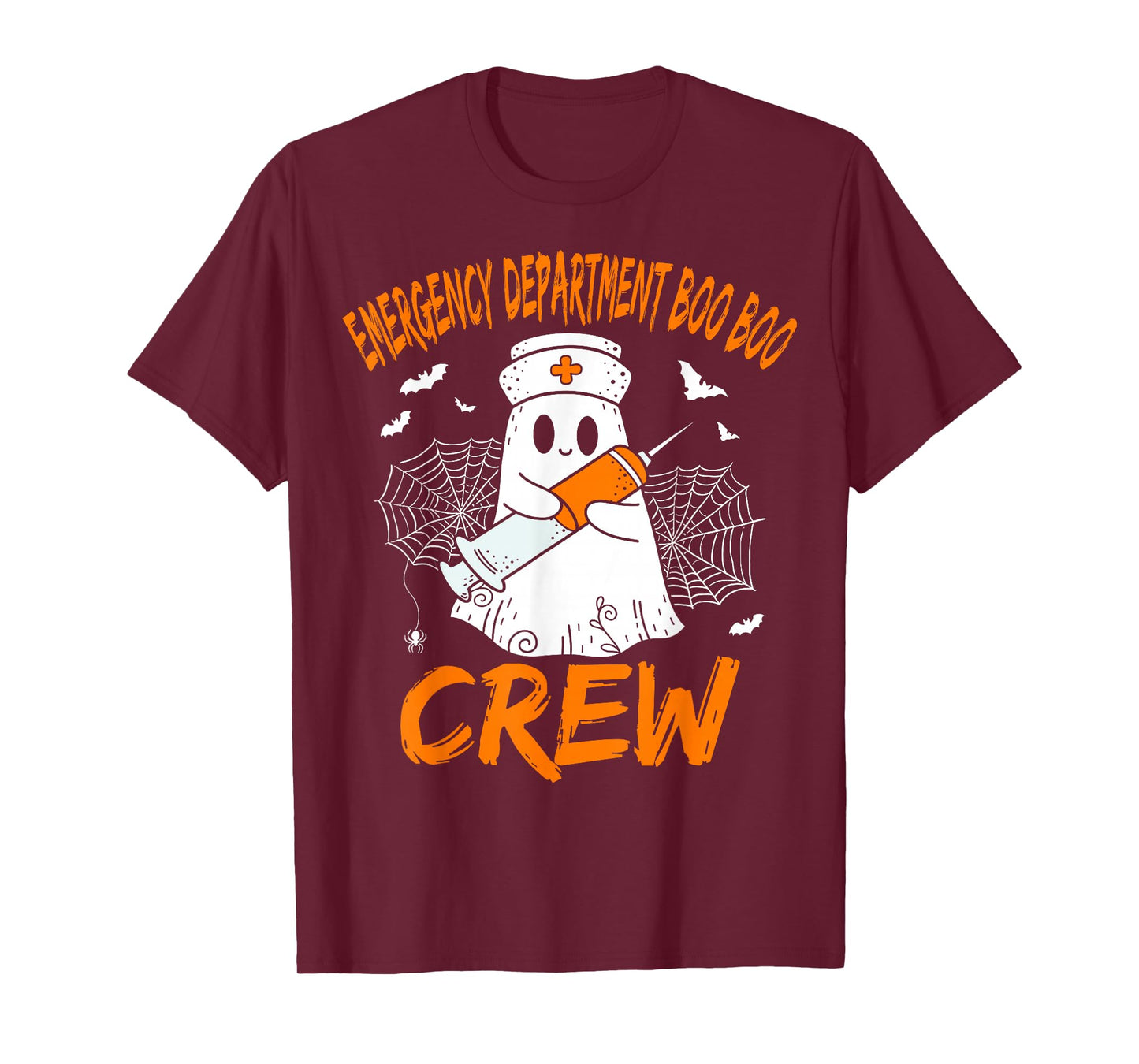 Emergency Department Boo Crew Ghost ER Nurse Halloween T-Shirt