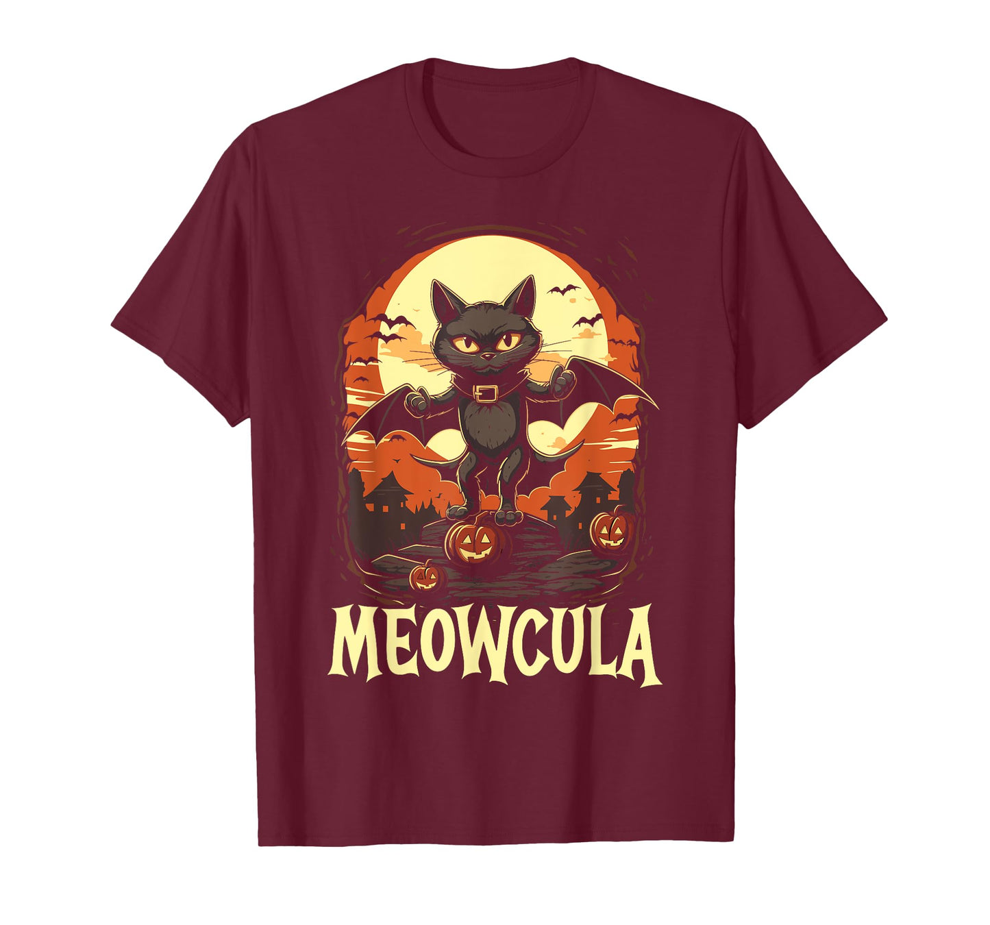 Dracula Halloween Scary Trick Or Treat Spooky Vampire T-Shirt