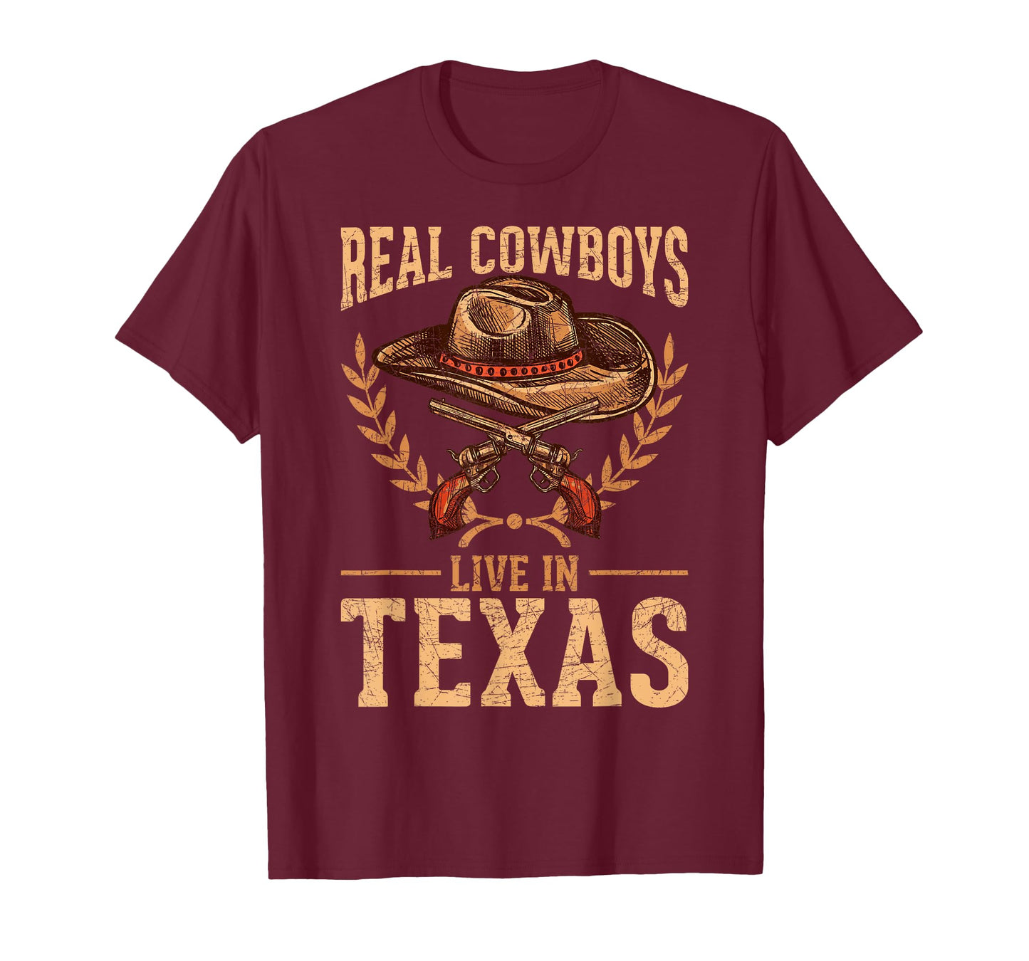US State Texas Flag Patriotic Texan Cowboy Hat USA Texas T-Shirt