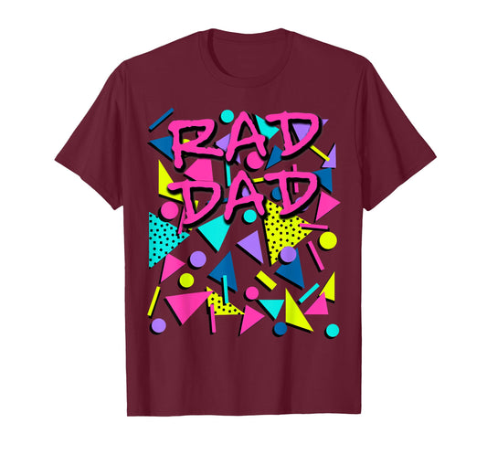 Rad Dad 80s Throwback T-Shirt