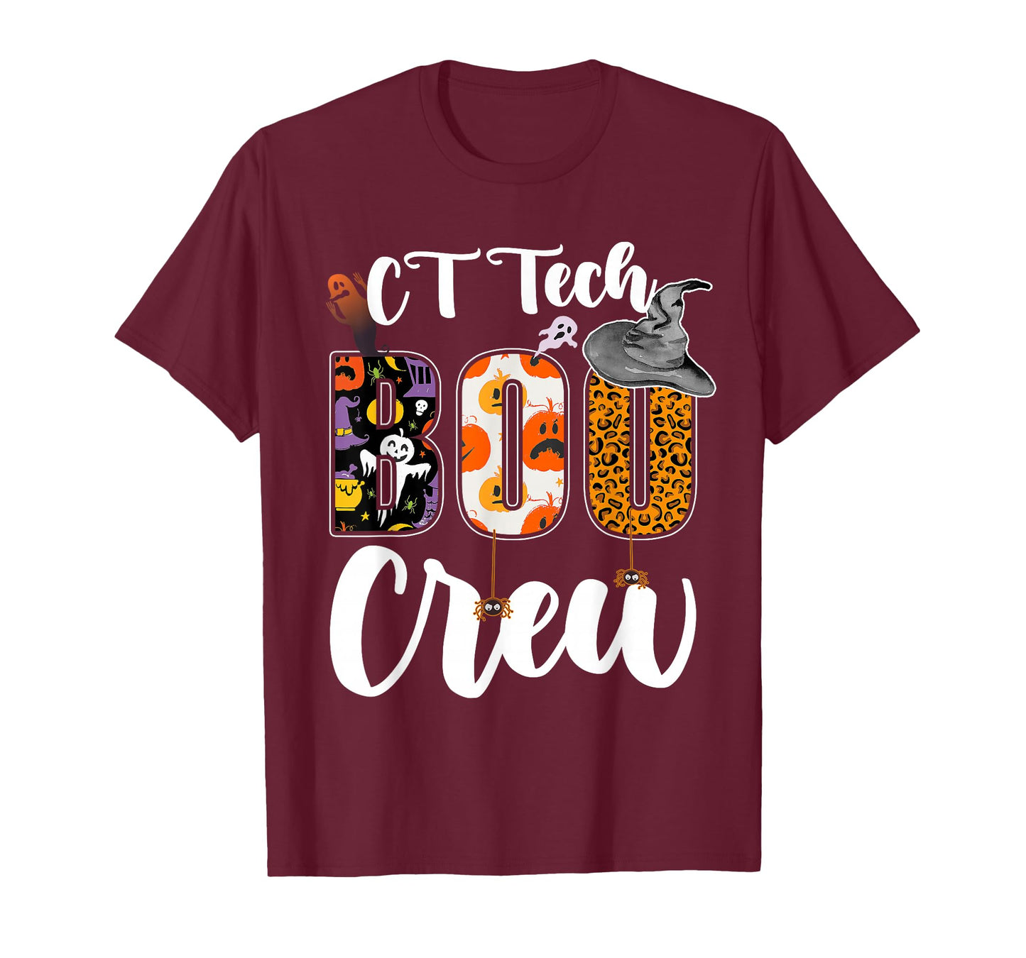 CT Tech Boo Crew Halloween Matching CT Technologist T-Shirt
