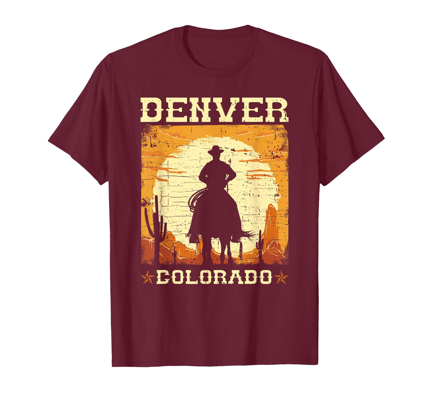 Denver Colorado CO Western Country Cowboy T-Shirt