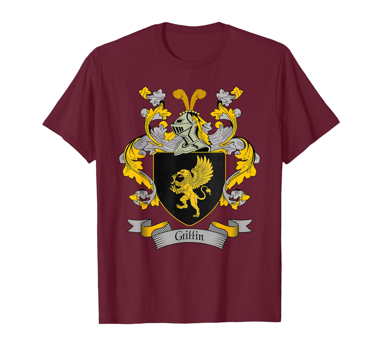 Griffin Coat of Arms | Griffin Surname Family Crest T-Shirt