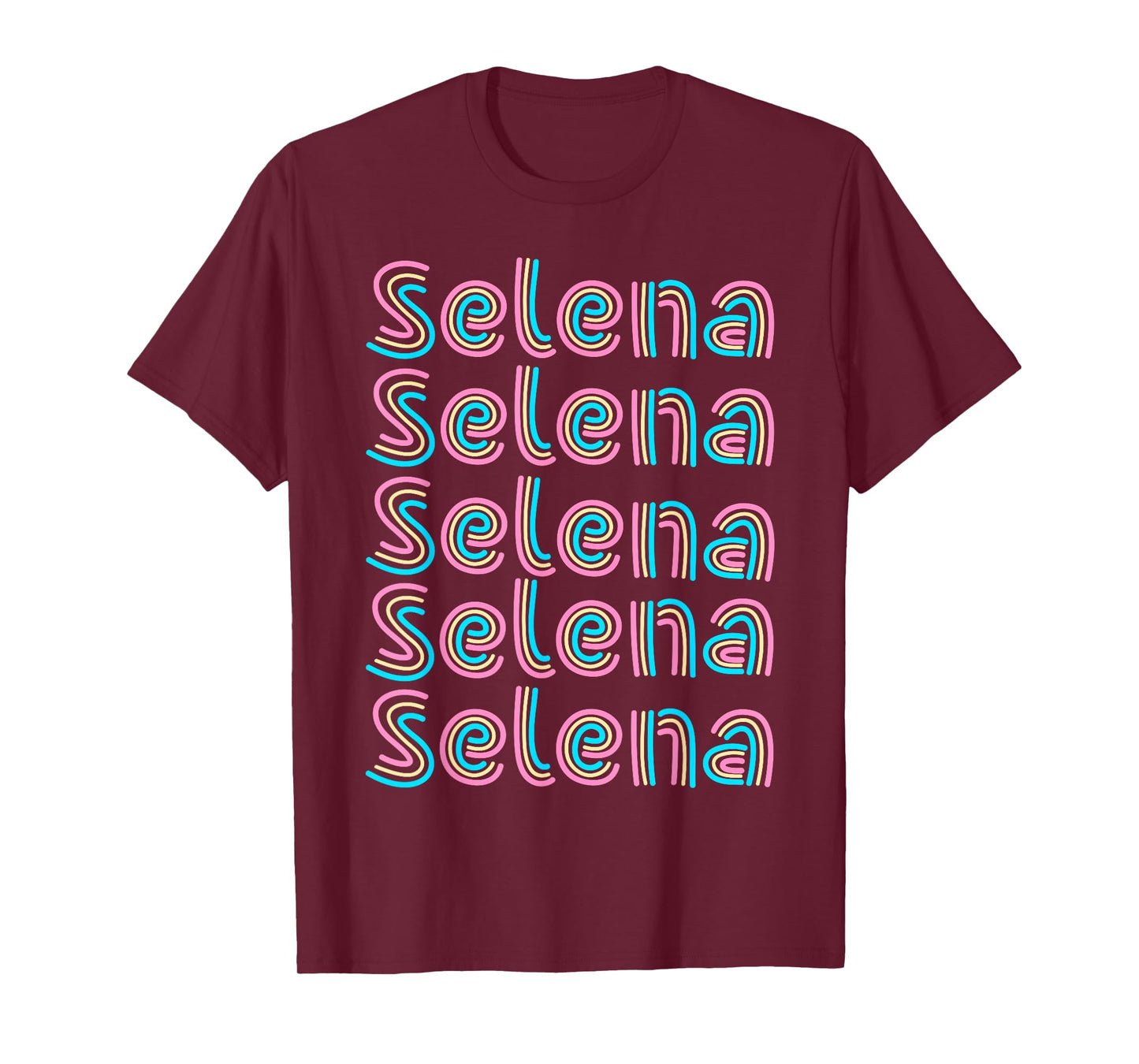 Girl Retro Selena First Name Personalized Candy Vintage kids T-Shirt