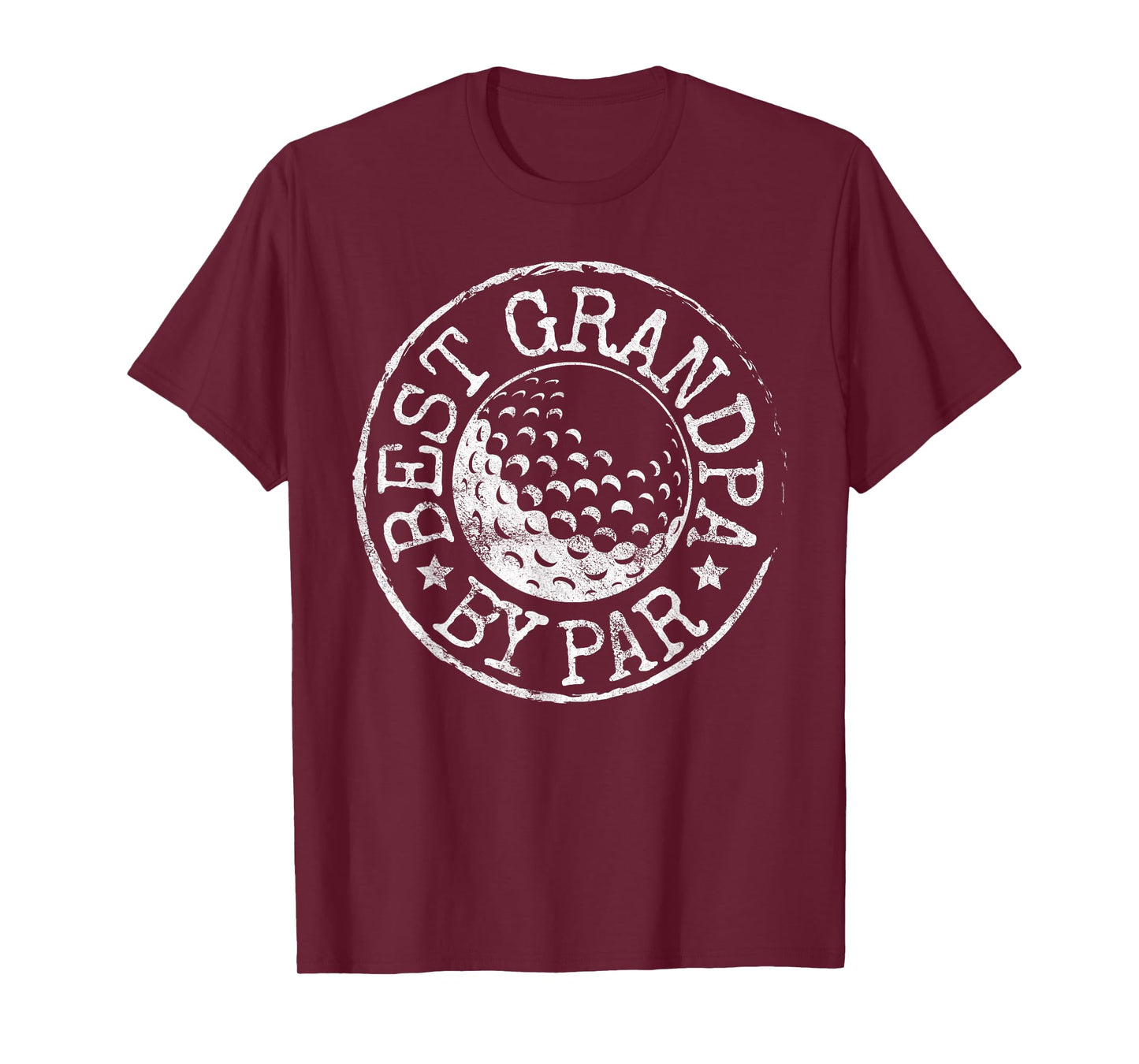Best Grandpa by Par Golf Father's Day Gift Grandad Golfer T-Shirt