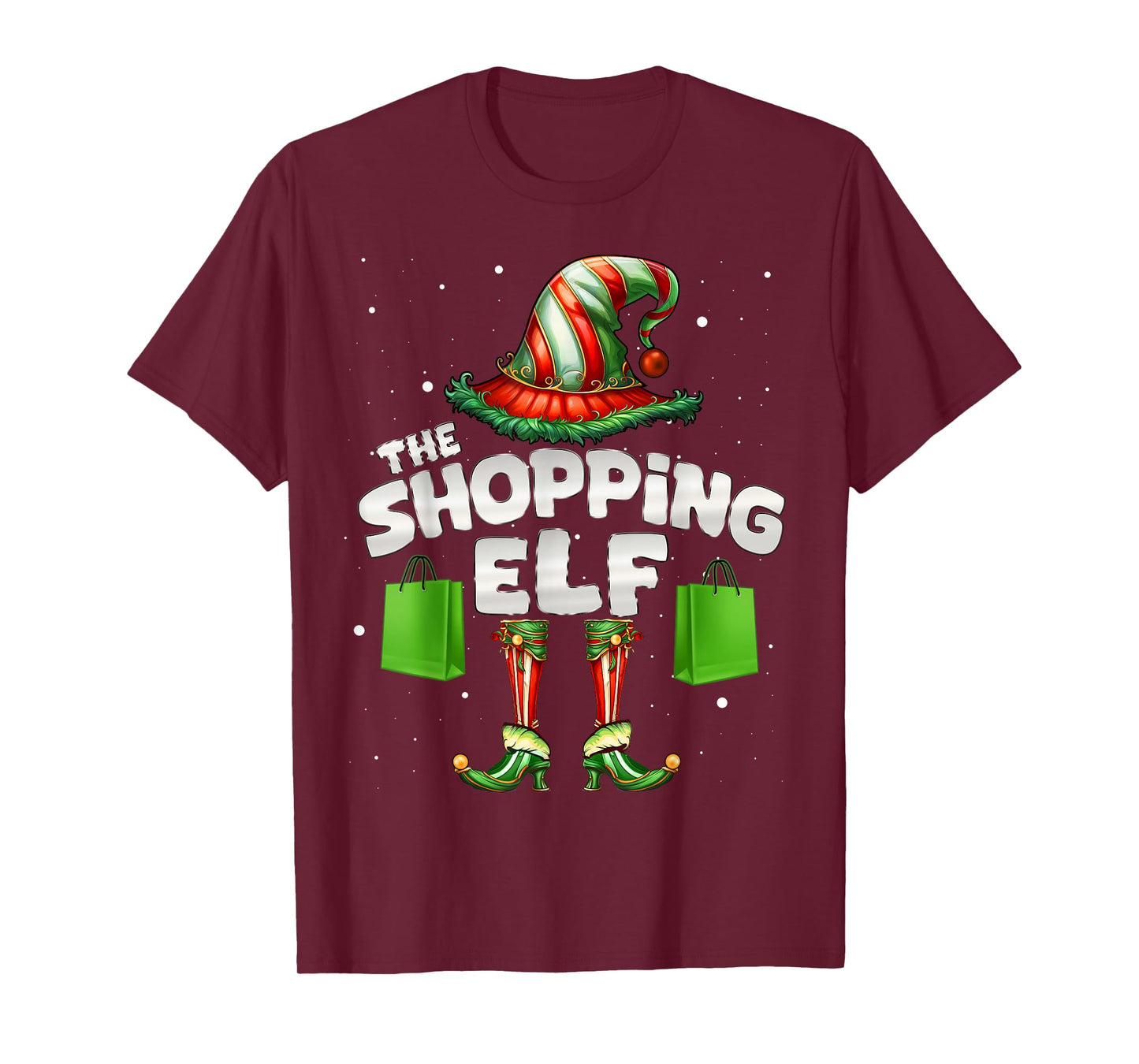 I'm The Shopping Elf Family Matching Group Christmas T-Shirt