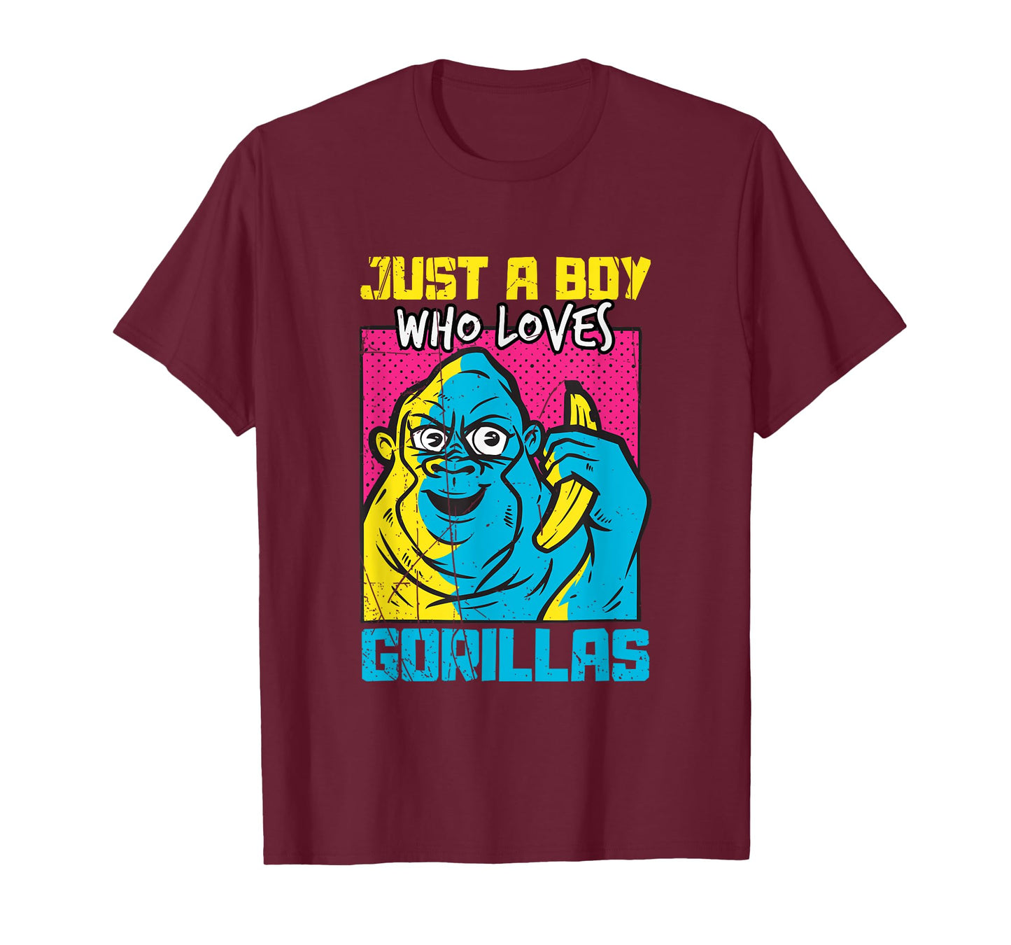 Just A Boy Who Loves Gorillas T-Shirt