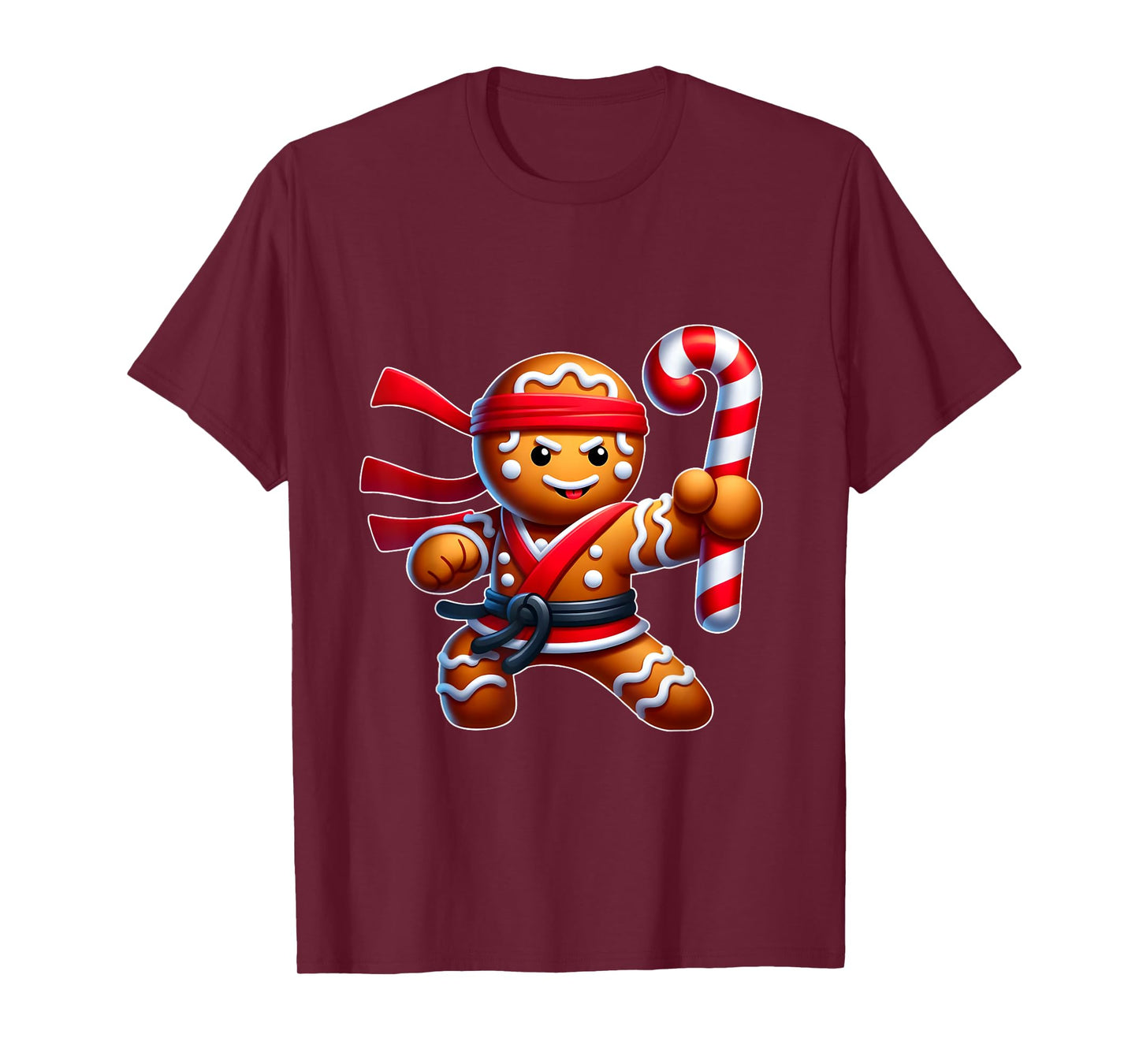 Funny Christmas Ninja Gingerbread Ninjabread T-Shirt
