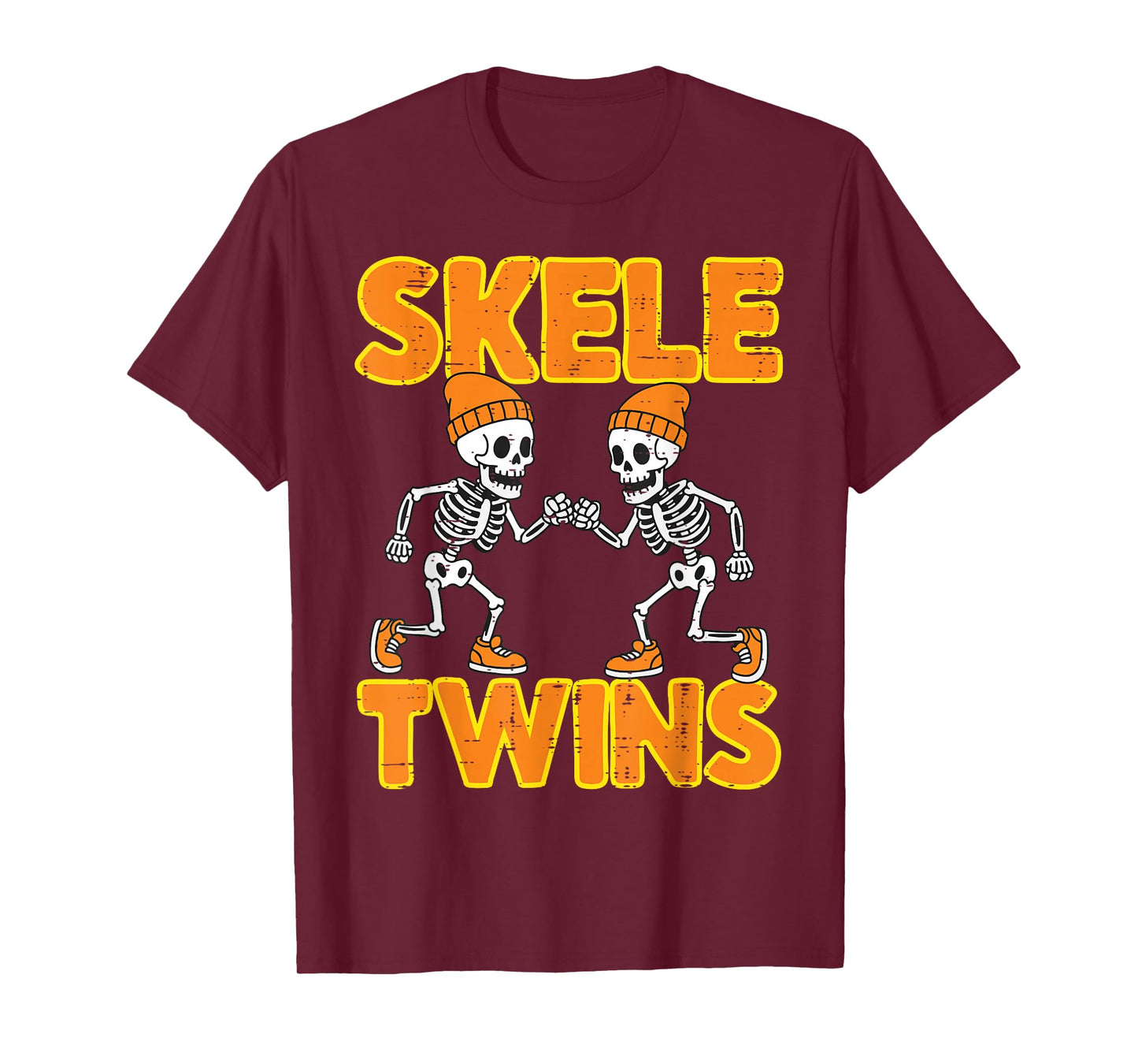 Halloween Skeleton Twins Skeletwins Costume Kids Men Women T-Shirt