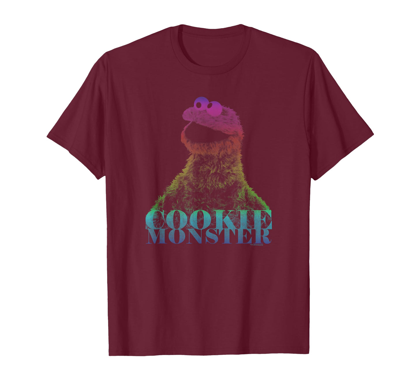 Sesame Street Cookie Monster Halftone T-Shirt