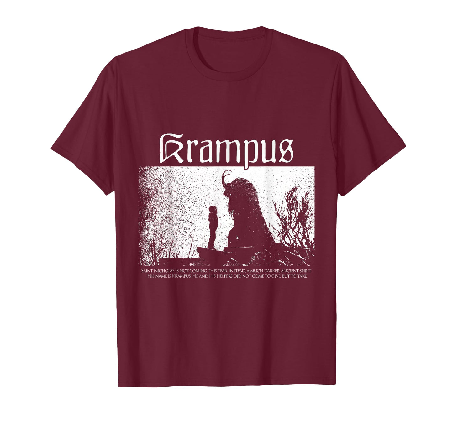 Krampusnacht Christmas Monster Krampus Lover Festive Horror T-Shirt