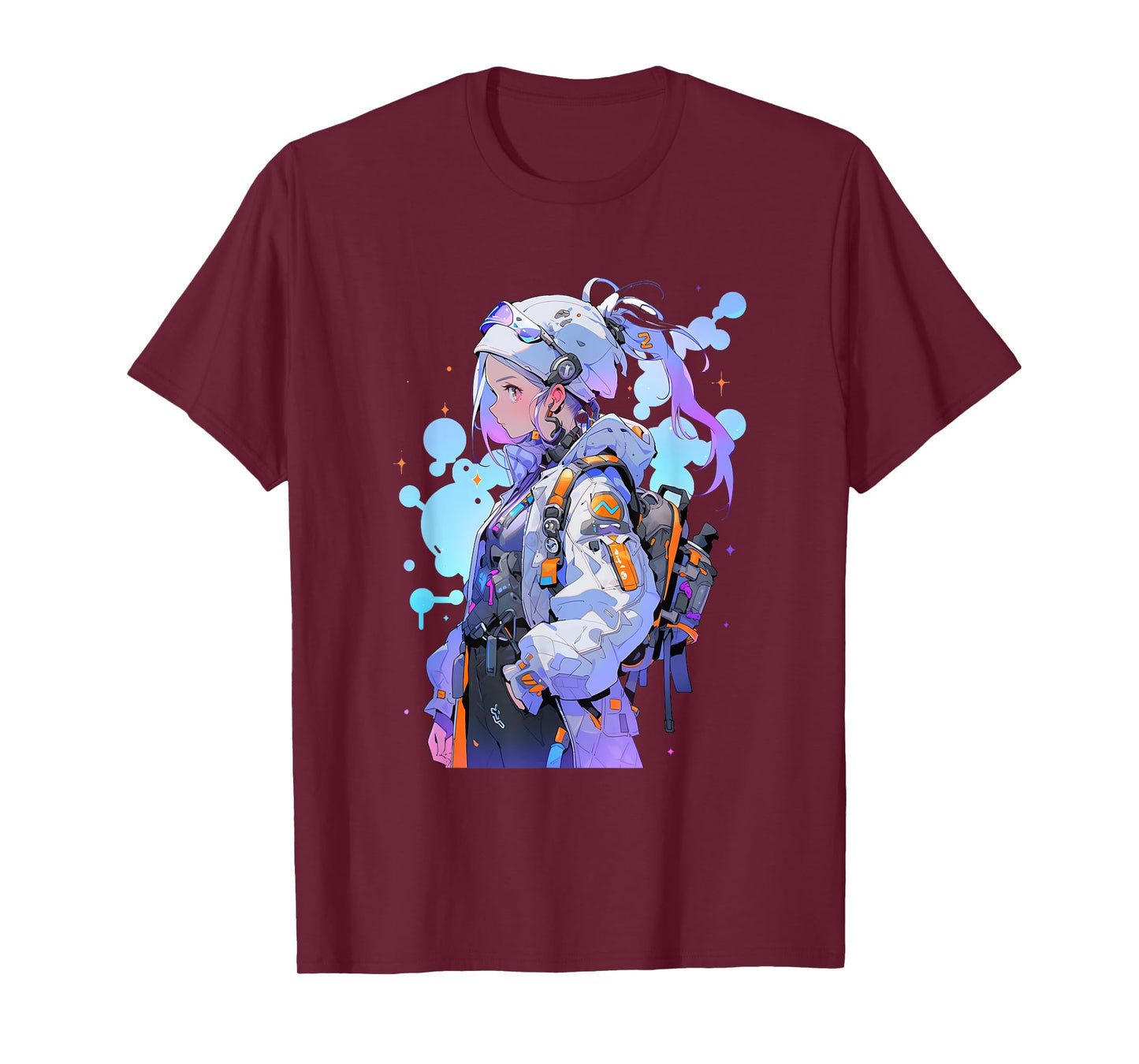 Anime Girl Anime Otaku Japanese Aesthetic | Cyberpunk T-Shirt