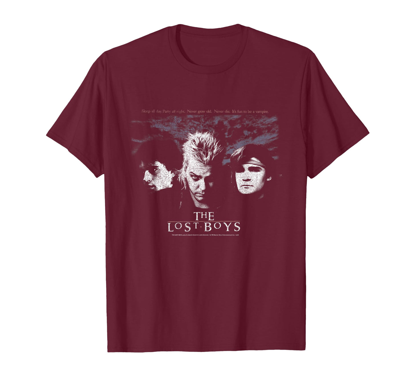 The Lost Boys Group Retro Poster T-Shirt Small