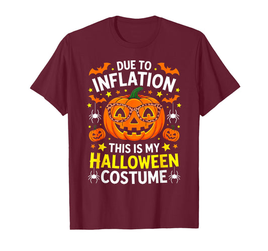 Funny Shirt Halloween 2025 Pumpkin Costume Men Women T-Shirt