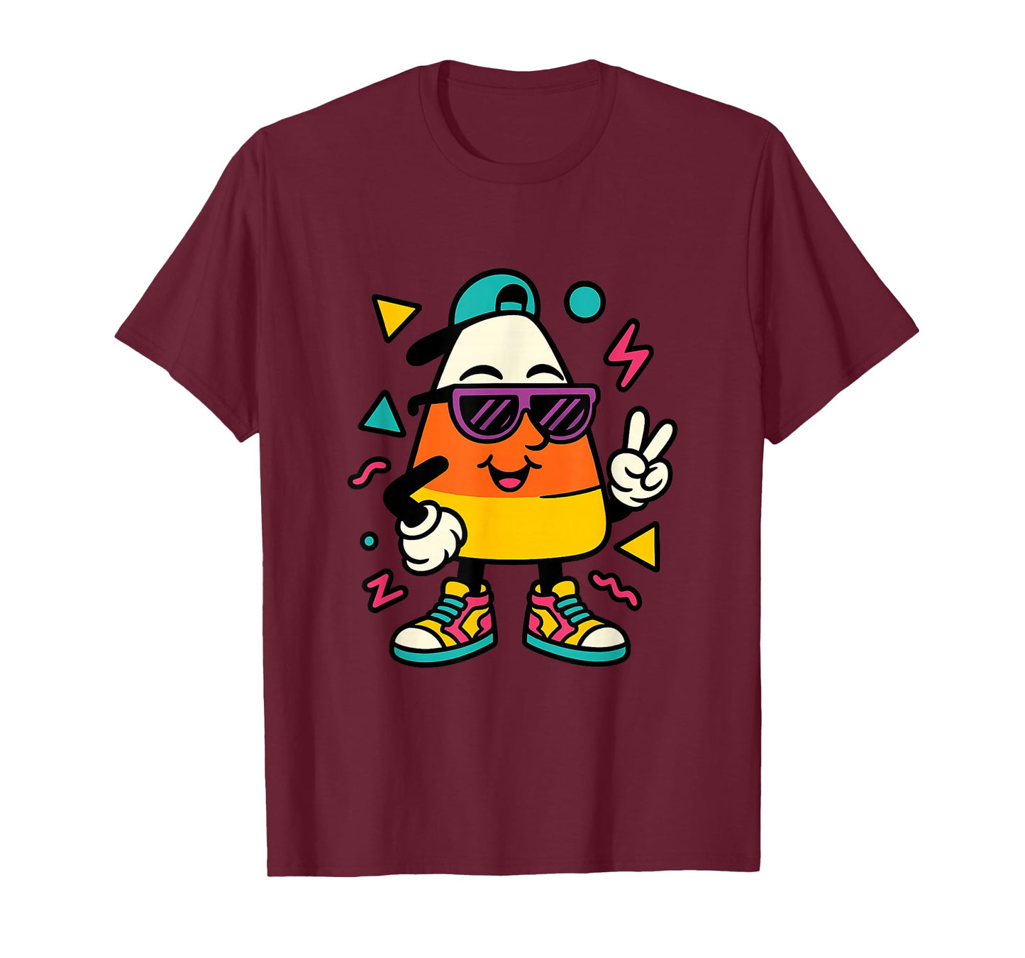 Halloween Costume Retro 90s Candy Corn T-Shirt