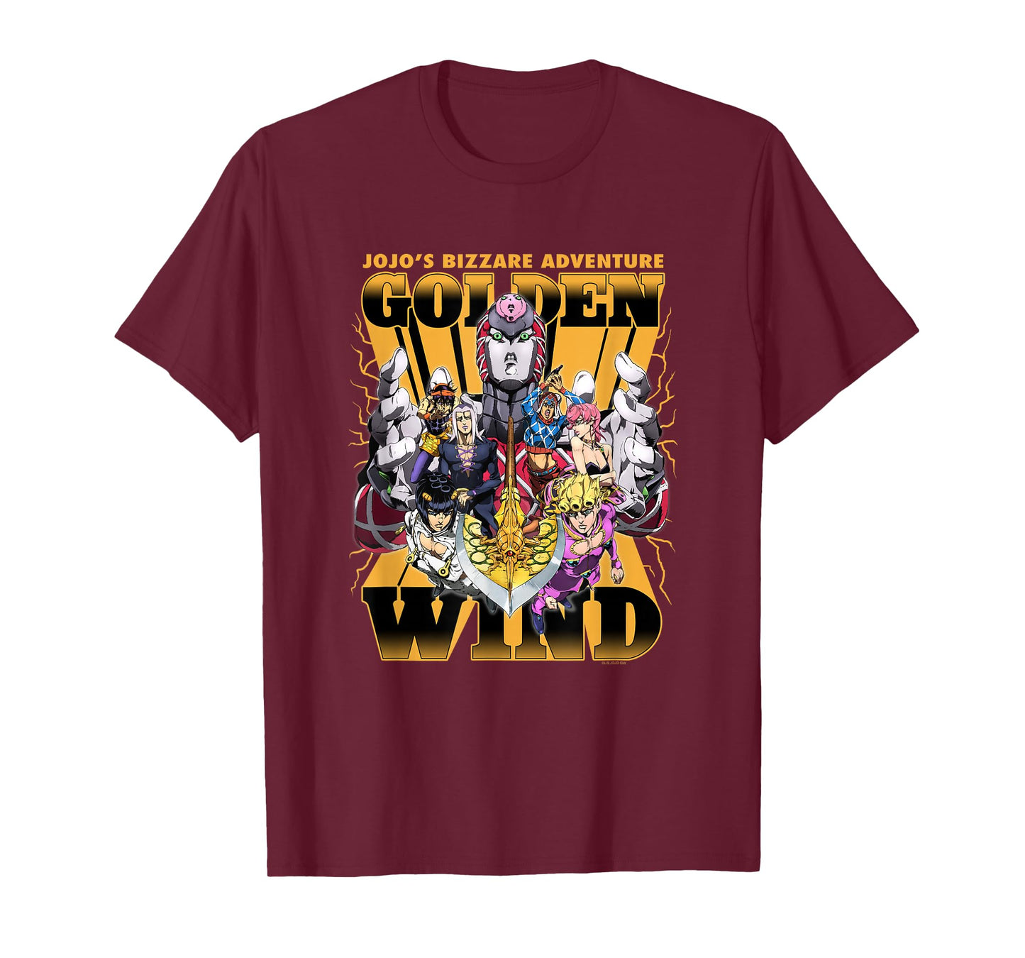 JoJo's Bizarre Adventure Golden Wind Passione Gang Anime T-Shirt