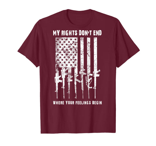2nd Amendment Feelings America USA Patriotic Funny T-Shirt T-Shirt