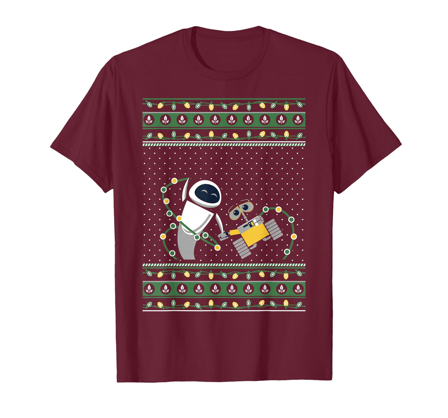 Disney Pixar Wall-E Eve Ugly Christmas Sweater T-Shirt T-Shirt