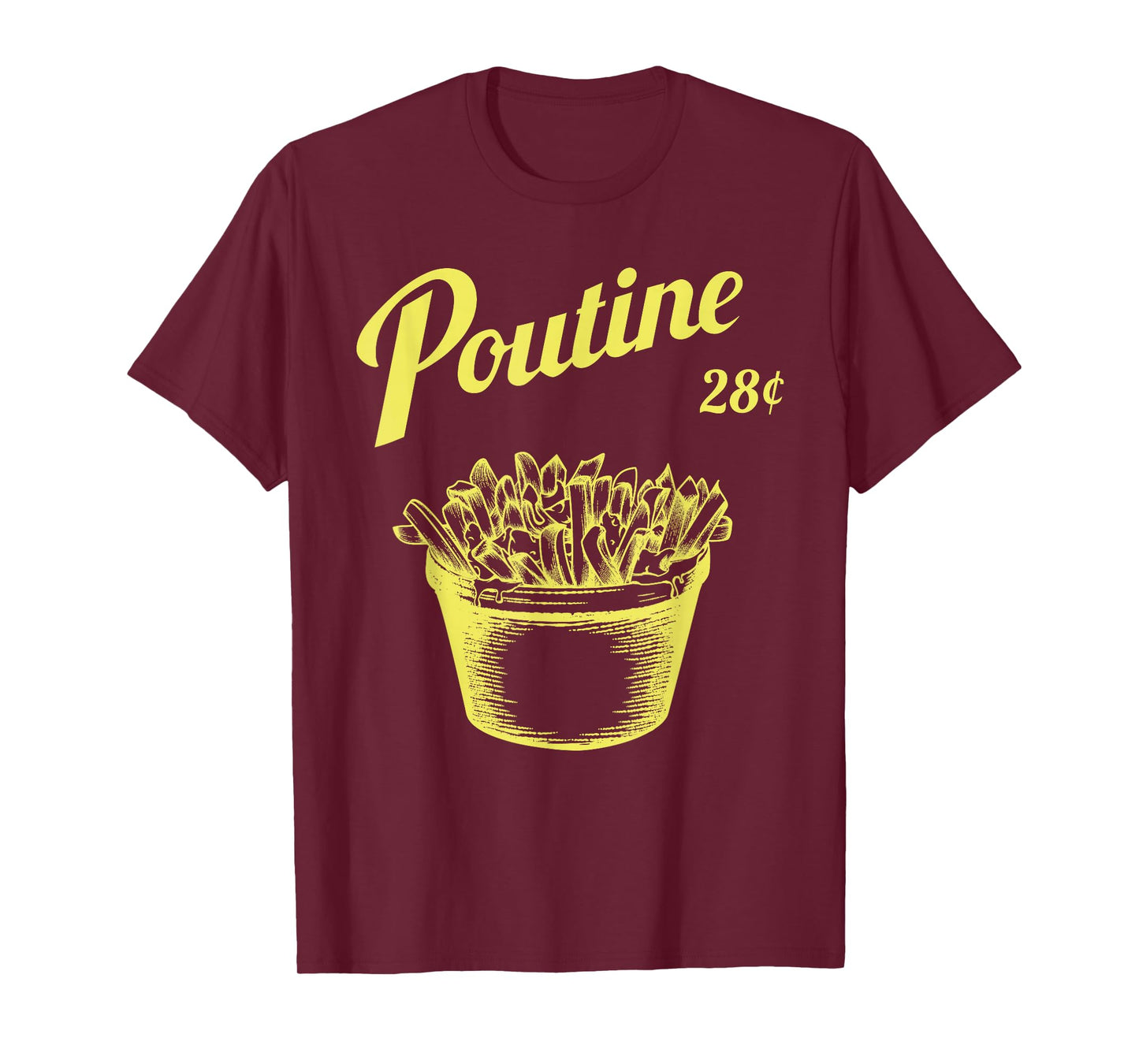 Retro Poutine T-Shirt - Canada & Montreal