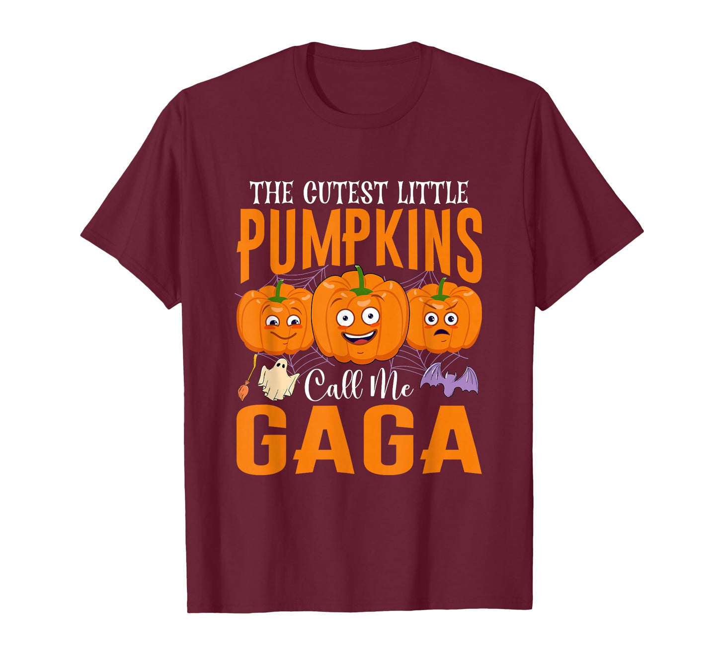 Halloween The Cutest Little Pumpkins Call Me Gaga Pumpkin T-Shirt