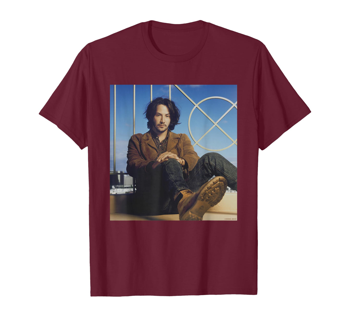 Reeves Keanu Point Break Actor In LA By Michael Grecco T-Shirt