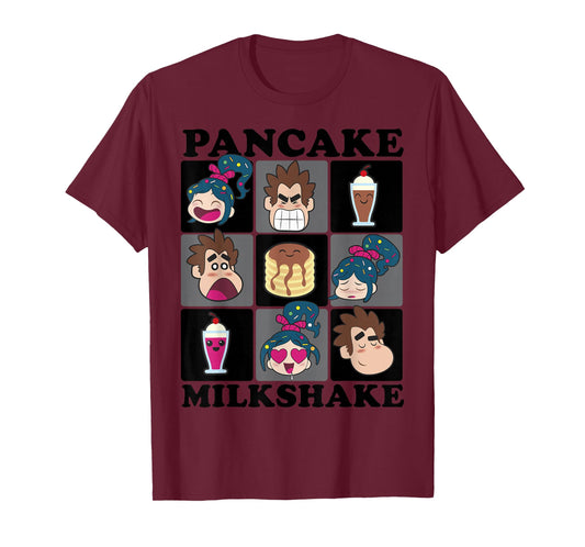 Disney Wreck It Ralph 2 Pancake Grid Graphic T-Shirt T-Shirt