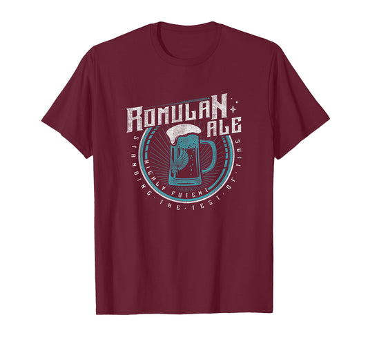 Star Trek II: The Wrath Of Kahn Romulan Ale Vintage Logo T-Shirt