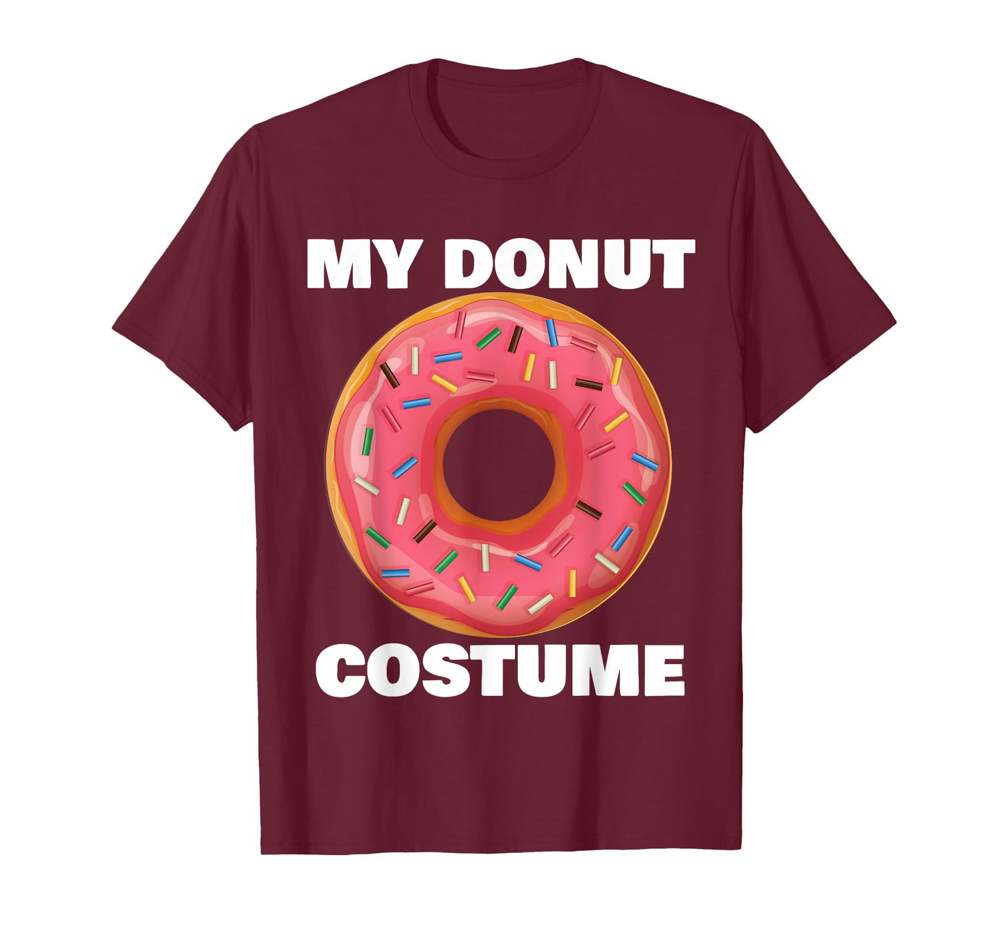 Funny Donut T-Shirt Halloween Costume Sprinkle T-Shirt