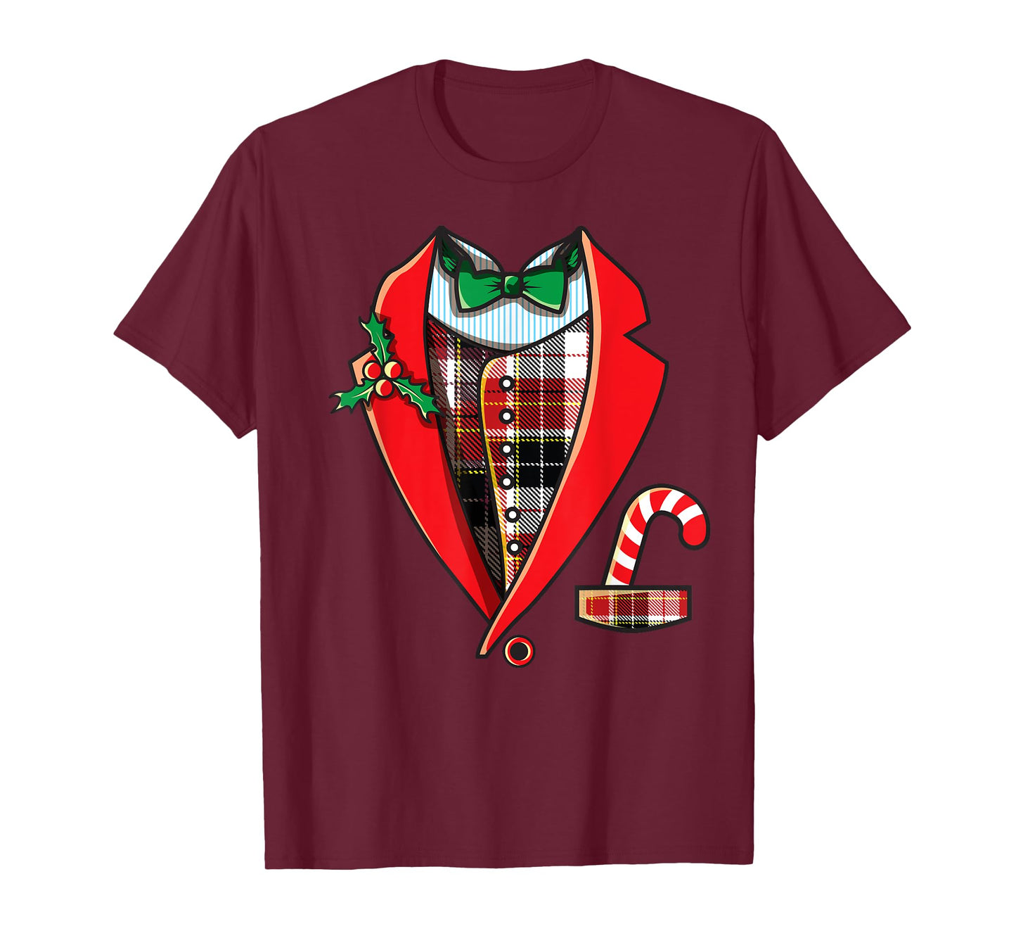 Christmas Tuxedo Shirt Funny Family Pajama Party Gift T-Shirt