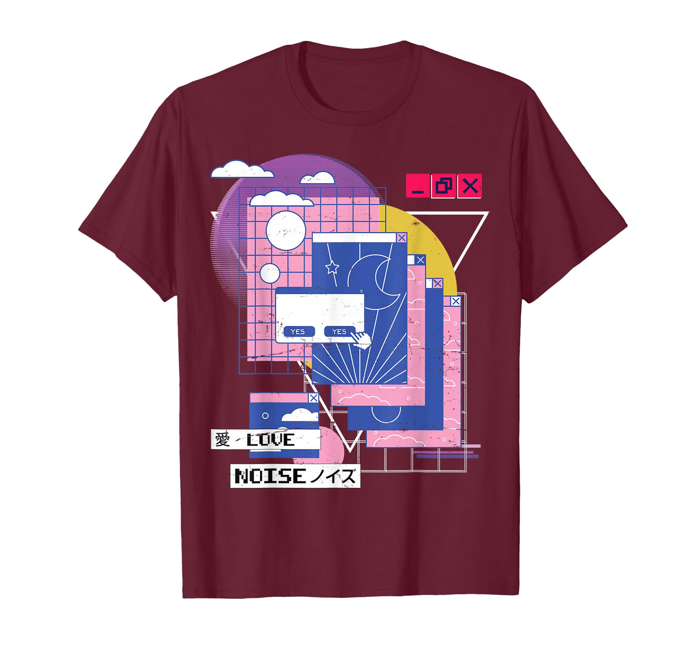 Vaporwave - Aesthetic - Japanese Korean - Computer Tabs T-Shirt