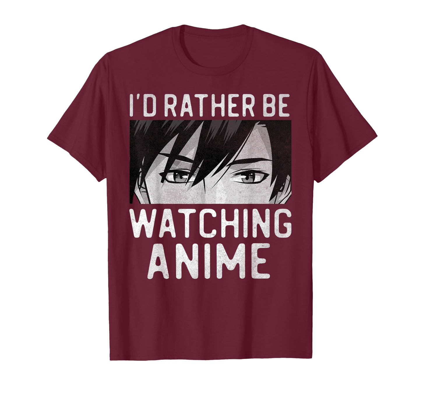 I'd Rather Be Watching Anime Manga Lover Gifts Kawaii Otaku T-Shirt