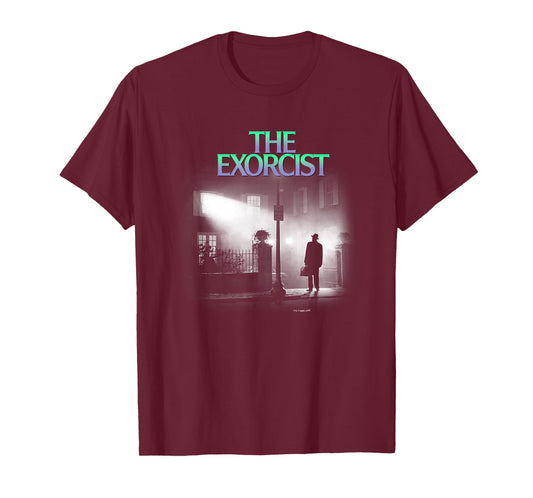 The Exorcist Priest In Spotlight Classic Poster T-Shirt