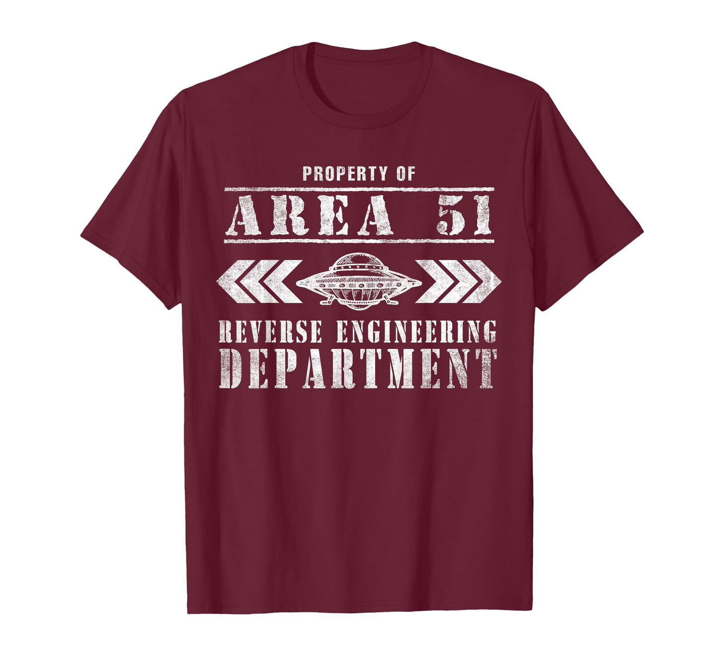 Area 51 Reverse Engineering Department UFO Alien T-Shirt